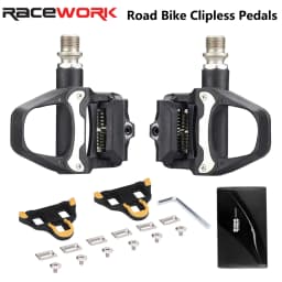 RACEWORK Road Bike Pedal Bearing Self-Locking Pedal For SHIMANO SPD SL System Bicycele Parts
