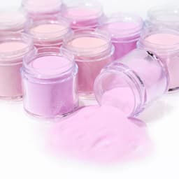 12Color Nude Pink 3In1 Professional Acrylic Powder Set 12Jar Dip & Acrylic Nail Extensions Structure Dust Acrylic Powders 10g