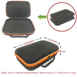 DIY Foam Hard Carry Case Storage Box Travel Zipper Bag Personalization Shockproof Camera Bag For Outdoor Tool Accessories