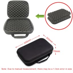DIY Foam Hard Carry Case Storage Box Travel Zipper Bag Personalization Shockproof Camera Bag For Outdoor Tool Accessories
