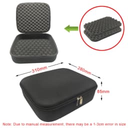 DIY Foam Hard Carry Case Storage Box Travel Zipper Bag Personalization Shockproof Camera Bag For Outdoor Tool Accessories