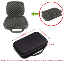 DIY Foam Hard Carry Case Storage Box Travel Zipper Bag Personalization Shockproof Camera Bag For Outdoor Tool Accessories