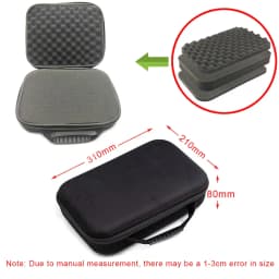 DIY Foam Hard Carry Case Storage Box Travel Zipper Bag Personalization Shockproof Camera Bag For Outdoor Tool Accessories