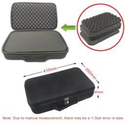 DIY Foam Hard Carry Case Storage Box Travel Zipper Bag Personalization Shockproof Camera Bag For Outdoor Tool Accessories