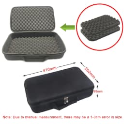 DIY Foam Hard Carry Case Storage Box Travel Zipper Bag Personalization Shockproof Camera Bag For Outdoor Tool Accessories