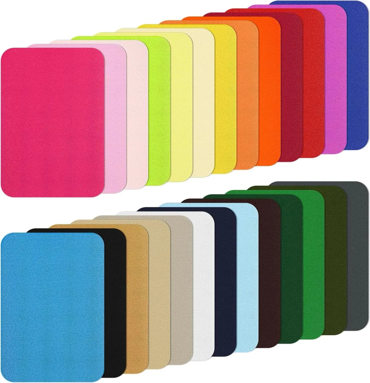 4Pcs Iron on Patches for Clothing Repair Multi-Colored Fabric Patches for Jeans and Clothings Repair and Quality Ironon Patches