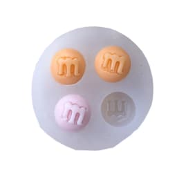 1 Piece, Mini M-bean Silicone Mold, Sugar Flipping Cake, Perth Decorative Cake Mold