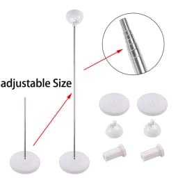 1/2set Adjustable Balloon Stand Metal Balloon Column Stand With Bases Balloon Tower Pillar for Graduation Birthday Wedding Party