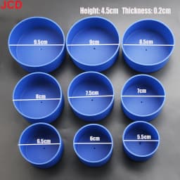 8cm Silicone Cup Bottom Sheath Protector Sleeve For Glass Water Tea Bottle Anti Slip And Anti Scalding Bottle Anti Damage Sleeve