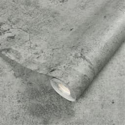 1PC 55CM Wide Industrial Wind Self-adhesive Wallpaper Cement Gray Sticker Waterproof Retro Old Mottled Dark Gray Wallpaper
