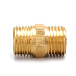 Brass Pipe Hex Nipple Fitting Quick Coupler Adapter 1/8 1/4 3/8 1/2 3/4 1 Male to Male Thread Water Oil Gas Connector