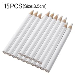 20/5Pcs Rhinestone Picker Dotting Pencil White Wax Pen for Picking Up Stones Crystal Bead Applicator Nail Art Decoration Tools