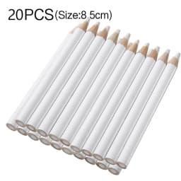 20/5Pcs Rhinestone Picker Dotting Pencil White Wax Pen for Picking Up Stones Crystal Bead Applicator Nail Art Decoration Tools