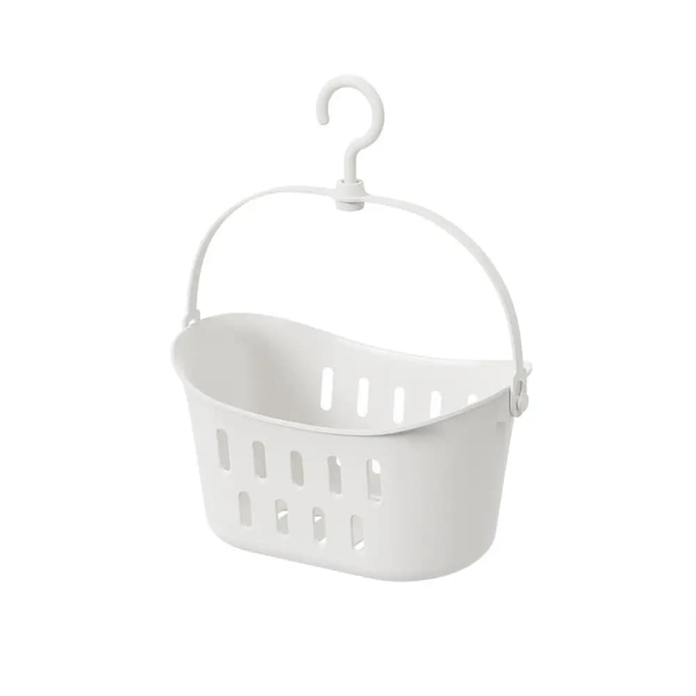 Portable Storage Basket Practical Creative Hanging Wash Bath Basket Drain Multifunction Shower Basket Kitchen