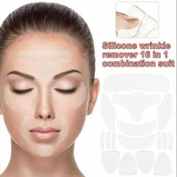 5/11/16/18Pcs Reusable Silicone Face Patch Set Anti Wrinkle Patches For Face Neck Forehead Eye Cheek Chest Pads Beauty Tools