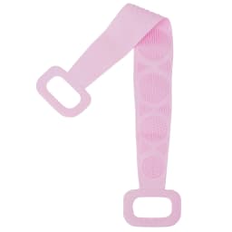 Silicone Body Scrubber Bath Brush, Exfoliating Shower Brush Bath Belt With Extra Long Strip And Handle For Easy Back Exfoliating