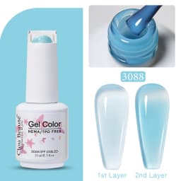 Clou Beaute Jelly Color UV Gel Manicure Summer Pink Nude Gel Nail Rainbow Nail Supplies For Professionals Semi-permanent Varnish