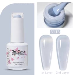 Clou Beaute Jelly Color UV Gel Manicure Summer Pink Nude Gel Nail Rainbow Nail Supplies For Professionals Semi-permanent Varnish