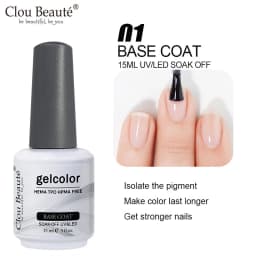 Clou Beaute Jelly Color UV Gel Manicure Summer Pink Nude Gel Nail Rainbow Nail Supplies For Professionals Semi-permanent Varnish