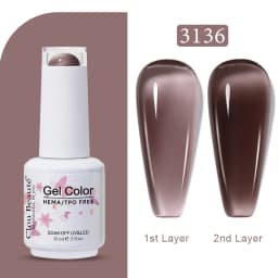 Clou Beaute Jelly Color UV Gel Manicure Summer Pink Nude Gel Nail Rainbow Nail Supplies For Professionals Semi-permanent Varnish