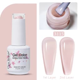 Clou Beaute Jelly Color UV Gel Manicure Summer Pink Nude Gel Nail Rainbow Nail Supplies For Professionals Semi-permanent Varnish