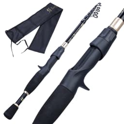 Sougayilang Telescopic Fishing Rod 1.8-2.4m Ultralight Spinning/Casting Rod for Fishing Carbon Fiber Fishing Pole Tackle Pesca