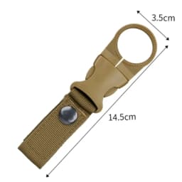 2pcs Waterbottle Buckle Hook Nylon Webbing Buckle Hook for Going Out Climb Backpack Hanger Camp Water Bottle Holder Clip