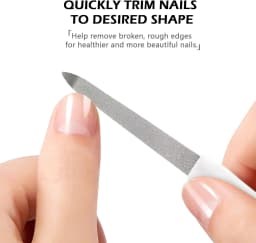 1PC DIY Nail Art Professional Nail File Metal Nail File Double Sided High Quality Nail File Manicure Pedicure Beauty Tools