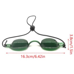 Light Blocking Soft Silcone Eye Mask Beauty Devices Protective Eyepatch Laser Light Eye Shields Safety Goggles Sunbathing