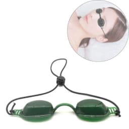 Light Blocking Soft Silcone Eye Mask Beauty Devices Protective Eyepatch Laser Light Eye Shields Safety Goggles Sunbathing
