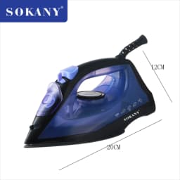 2 in 1Portable hand high voltage electric clothes standing steam iron ABS plastic