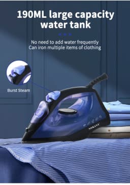 2 in 1Portable hand high voltage electric clothes standing steam iron ABS plastic
