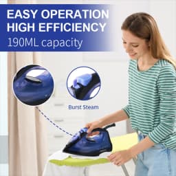 2 in 1Portable hand high voltage electric clothes standing steam iron ABS plastic