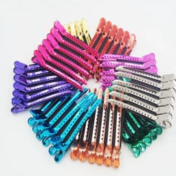 12pcs Alligator Hair Clips Hairdressing Clamps Claws Barber Sectioning Clip Crocodile Hairpin Hair Styling Tools pince cheveux