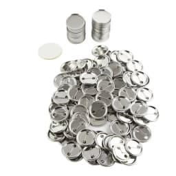 100Sets 25/32/37/44/58MM Round Badge Pin Button Maker Machine DIY Making Badge Parts Manual Punch Press Machine Consumables