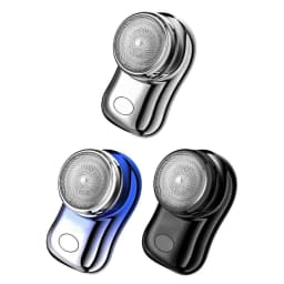 Nose Hair Beard Trimmer Clippers Cordless Rechargeable Rotary Shavers Nice Gift for Father or Boyfriend