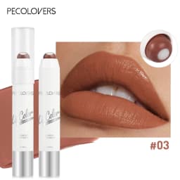 6 Colors Lipstick Pen Waterproof Red Lipstick Non-stick Cup Makeup Lip Liner Pen Cosmetics