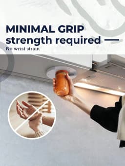 1pc Circular Can Opener Kitchen Cabinet Bottom Cover Bottle Opener Table Bottom Can Opener