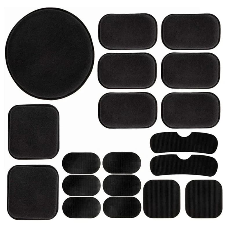 Universal Airsoft 19pcs Helmet Pads, Replacement Foam Padding Kits Set Mats for Fast/Mich/ACH/USMC/PASGT Helmet