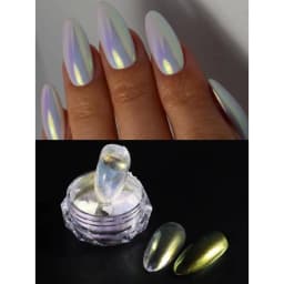 1 G 1 PCS Nail Powder Nail Pigment Holographic Mirrorlridescent Mermaid Rubbing Dust Glitter Gel Polish Manicure Decoration