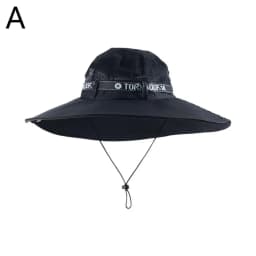 Summer Large Sun Hat Men Women Breathable Fishing Caps Sun UV Protection Mesh Fisherman Hat Hiking Outdoor Beach Cap