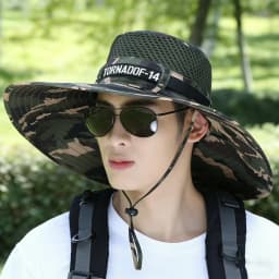 Summer Large Sun Hat Men Women Breathable Fishing Caps Sun UV Protection Mesh Fisherman Hat Hiking Outdoor Beach Cap