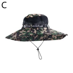Summer Large Sun Hat Men Women Breathable Fishing Caps Sun UV Protection Mesh Fisherman Hat Hiking Outdoor Beach Cap