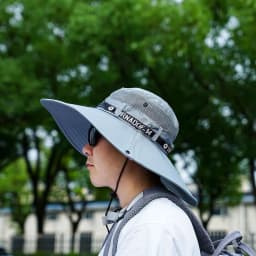 Summer Large Sun Hat Men Women Breathable Fishing Caps Sun UV Protection Mesh Fisherman Hat Hiking Outdoor Beach Cap