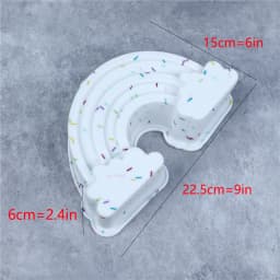 Cloud Rainbow Design Silicone Mold Fondant Chocolate Mould DIY Clay Model Cake Decorating Tools Baking Accessories