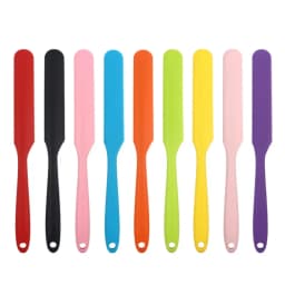 Non-Stick Butter Cake Cream Mixing Batter Scaraper Heat Resistant Long Handle Silicone Spatula Baking Tools Kitchen Tools Slim