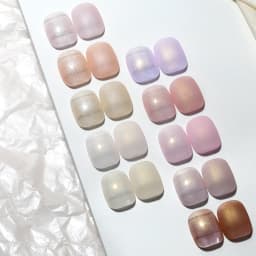Clou Beaute Iridescent Pearl Effect Glitter Color Gel Nail Polish Auroras UV Gel Varnish Semi Permanent Manicure Thread Shell