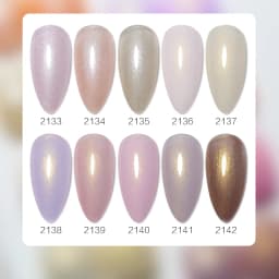 Clou Beaute Iridescent Pearl Effect Glitter Color Gel Nail Polish Auroras UV Gel Varnish Semi Permanent Manicure Thread Shell