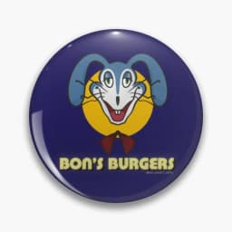 Walten Files Bon's Burgers Logo Redraw Pin Buttons Brooches Jewelry Accessory Customize Brooch Fashion Lapel Badges