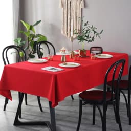 Big Red Wedding Tablecloth Tea Table Tablecloth Thickened Fabric Rectangular Festive Party Table Cloth Coffee Table Cover